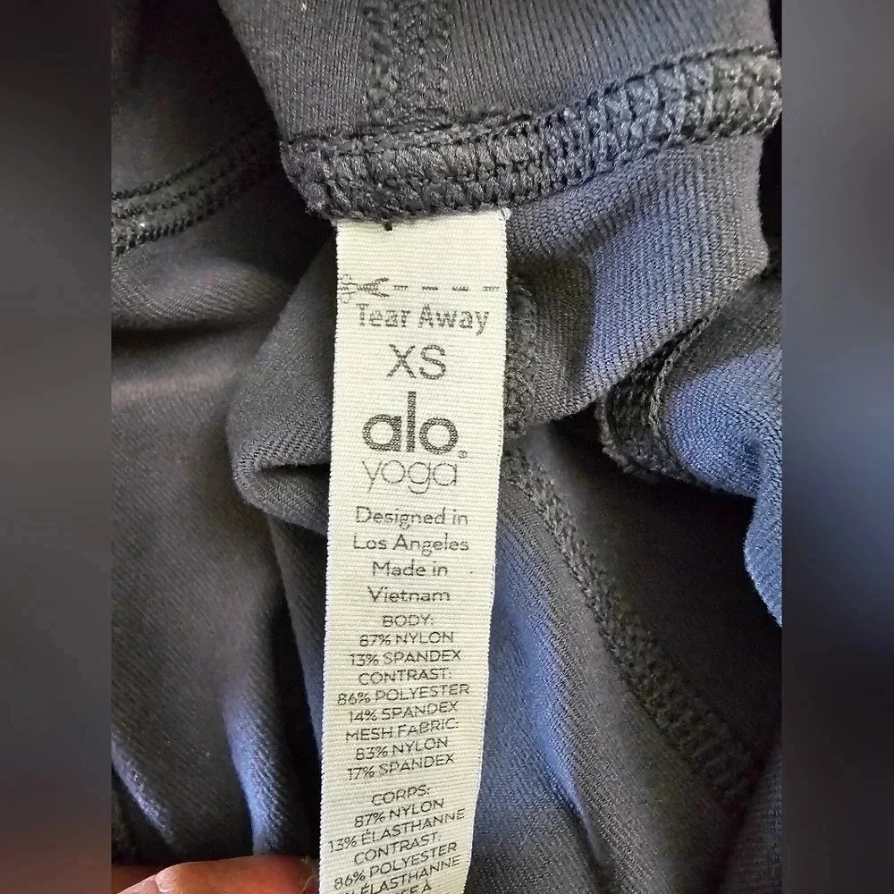 Alo Yoga‎ High Waist Moto Legging Dark Grey XS - Picture 5 of 7